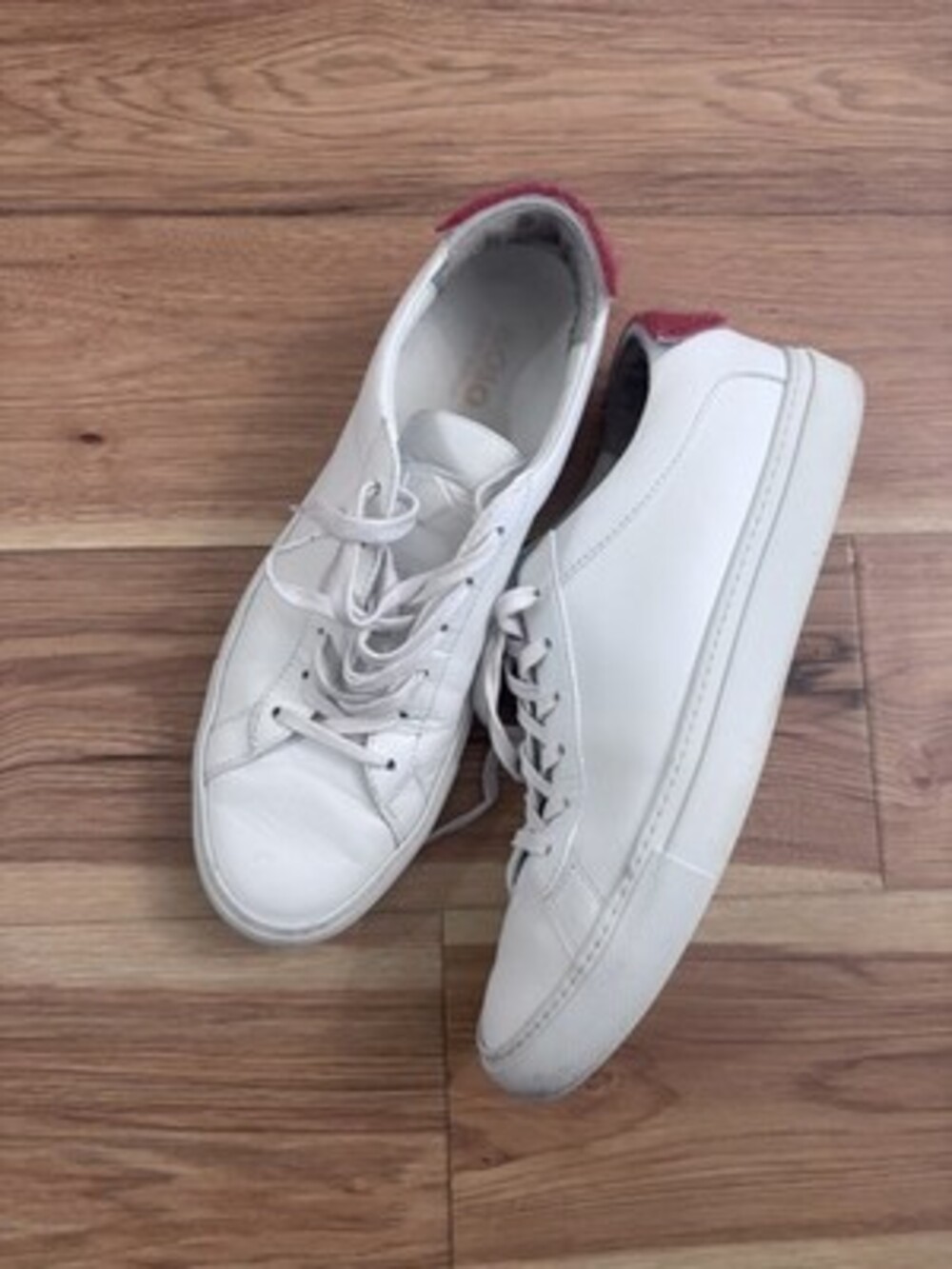 KOIO Capri White Leather Sneakers Pink Family Edition Men Size 10 US EUR 43